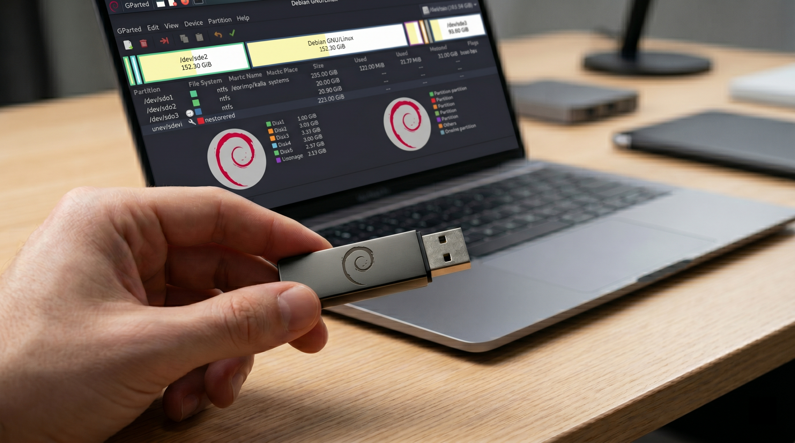 Debian Linux - Bootable USB-Stick